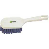 Handbürste Rilsan blau - kurzer Stiel